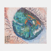 Imagen de mi obra Viendo atrás de los ojos Fleece Deken (Voorkant (Horizontaal))