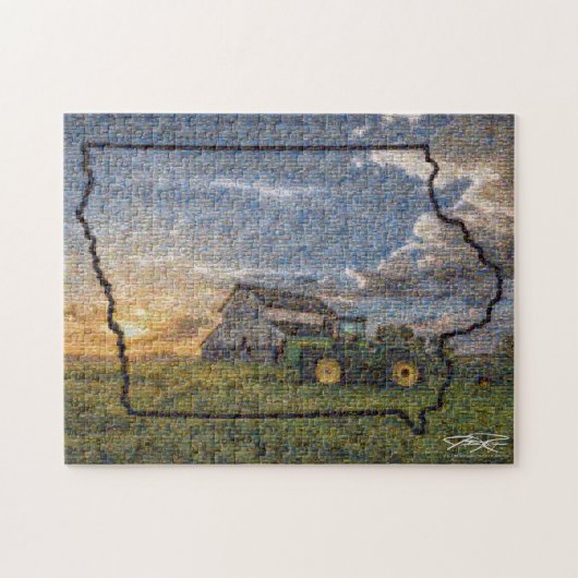 Images of Iowa Mosaic - Puzzle Legpuzzel (Horizontaal)