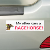 imagesCAUAE1YD, Mijn andere auto's a, RACEHORSE! Bumpersticker (Op auto)