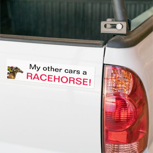 imagesCAUAE1YD, Mijn andere auto's a, RACEHORSE! Bumpersticker (Op Truck)