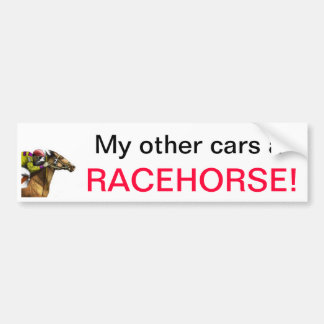 imagesCAUAE1YD, Mijn andere auto's a, RACEHORSE! Bumpersticker