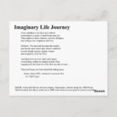 IMAGINAIR LEVEN JOURNEE BRIEFKAART (Achterkant)
