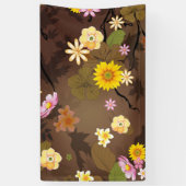 Imaginair Oerwoud 3 Spandoek (Verticaal)