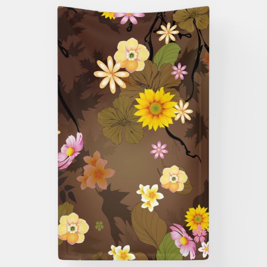 Imaginair Oerwoud 3 Spandoek (Verticaal)