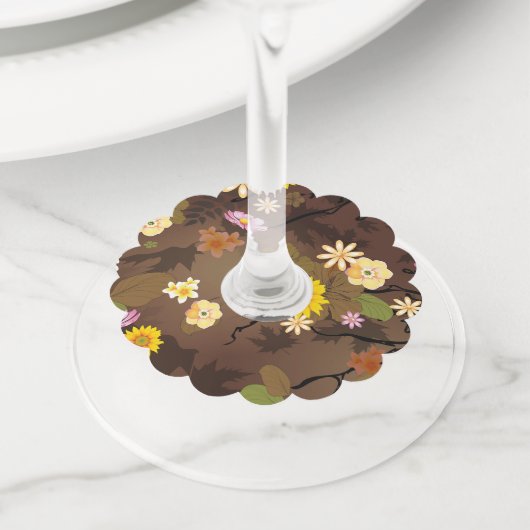 Imaginair Oerwoud 3 Wijnglaslabel (Dichtbij)