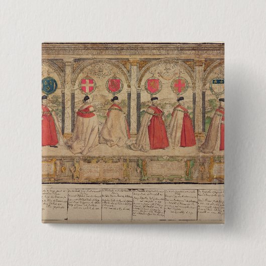 Imaginaire composiet vierkante button 5,1 cm (Voorkant)