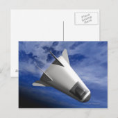 Imaginaire spacecraft briefkaart (Voorkant / Achterkant)