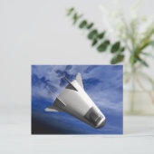 Imaginaire spacecraft briefkaart (Staand voorkant)