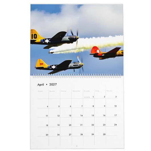 imaginaire vliegtuigen kalender (Apr 2027)