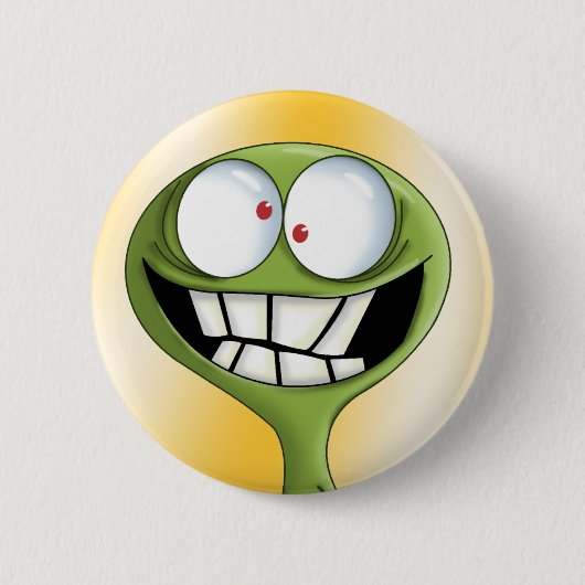 Imaginaire vriend ronde button 5,7 cm (Voorkant)