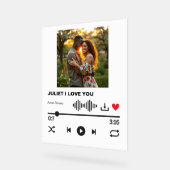 Imaginary Love Song Acryl Teken Acryl Bord (Hoek)