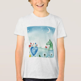 Imaginary scene Tri-Blend shirt