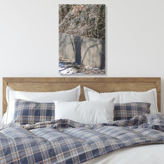 Imaginary Shadow Winter Tree Fine Art Photography Canvas Afdruk (Insitu (Slaapkamer))