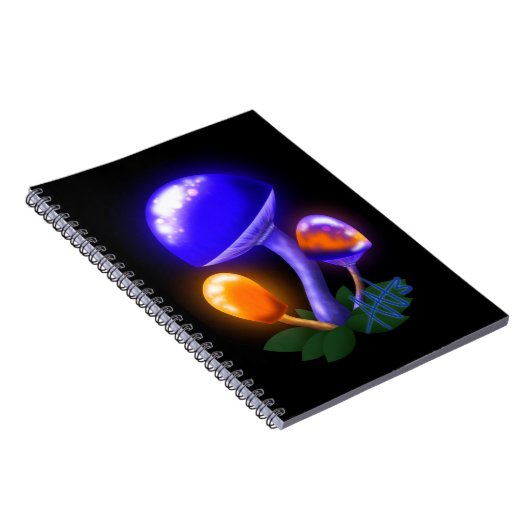 Imaginary White Dapperling Sinaasappel & Blue Mush Notitieboek (Rechterzijde)