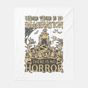 Imaginatie Horror Halloween Spoken Huis Begraafpla Fleece Deken