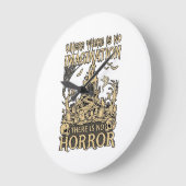 Imaginatie Horror Halloween Spoken Huis Begraafpla Grote Klok (Hoek)