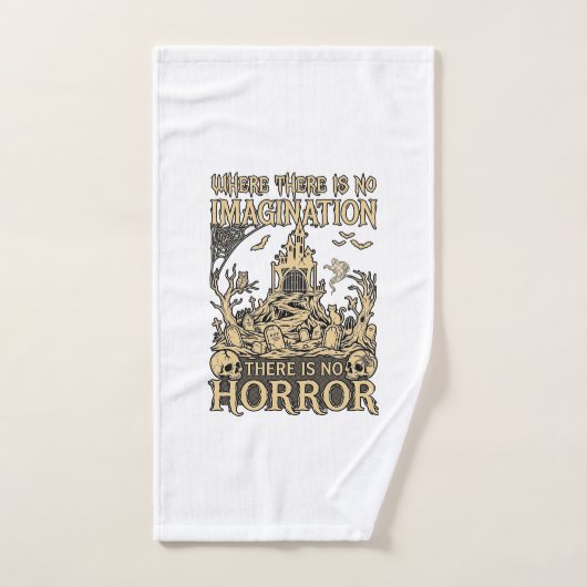 Imaginatie Horror Halloween Spoken Huis Begraafpla Handdoek (Handdoek)