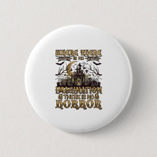 Imaginatie Horror Halloween Spoken Huis Begraafpla Ronde Button 5,7 Cm
