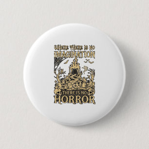 Imaginatie Horror Halloween Spoken Huis Begraafpla Ronde Button 5,7 Cm