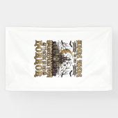 Imaginatie Horror Halloween Spoken Huis Kerkhof Spandoek (Horizontaal)