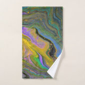 Imagination 2 Levendige Geode Abstract Bad Handdoe Handdoek (Handdoek)