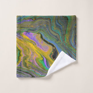 Imagination 2 Levendige Geode Abstract Bad Handdoe Handdoek