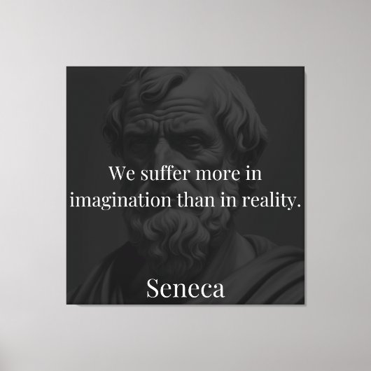 Imagination and Suffering: Seneca on Perception Canvas Afdruk (Voorkant)