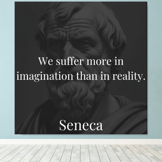 Imagination and Suffering: Seneca on Perception Canvas Afdruk (Insitu (Houten vloer))