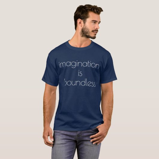 Imagination Basic Donker T-shirt (Voorkant volledig)