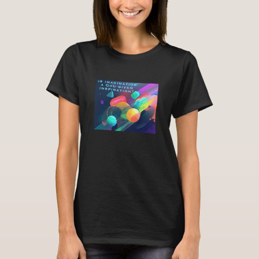 Imagination (donker) T-shirt (Voorkant)