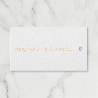 Imagination Folie Gift Label
