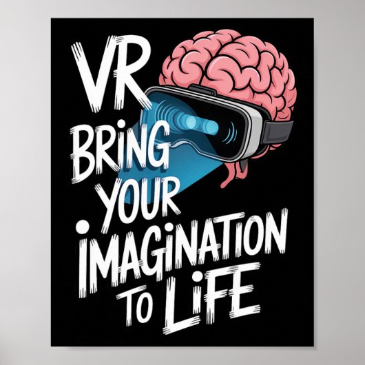 Imagination-fueled Vr Headset For Gamers And Kids  Poster (Voorkant)