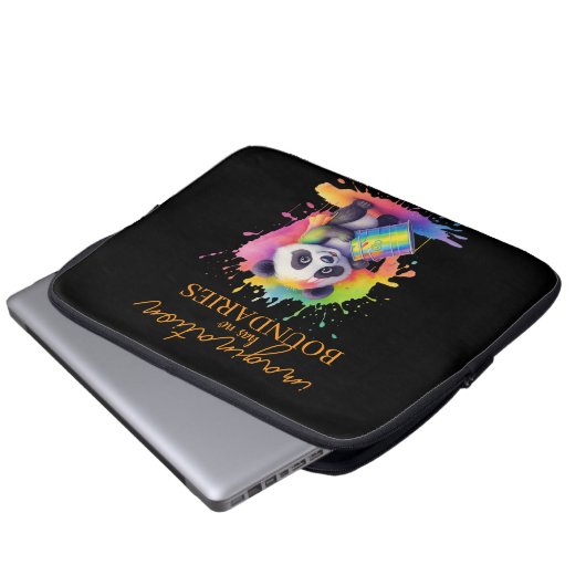 Imagination Has No Boundaries — Laptop Cases (Voorkant onderkant)
