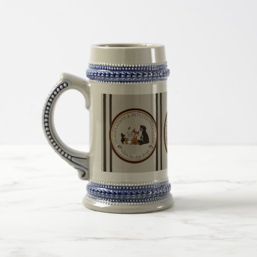 Imagination & Intuition Collide Beer Stein  Bierpul (Links)