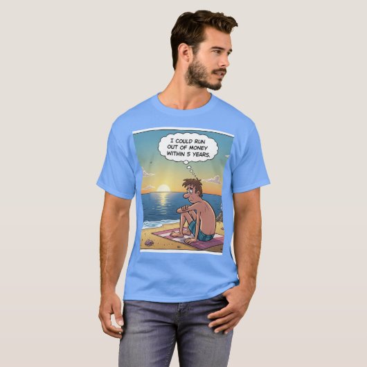 Imagination makes us suffer t-shirt (Voorkant volledig)