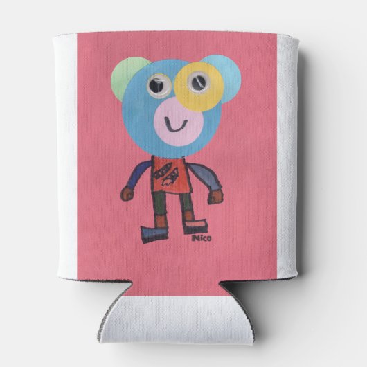 Imagination Man - Kids Art for CHOC Blikjeskoeler (Achterkant)