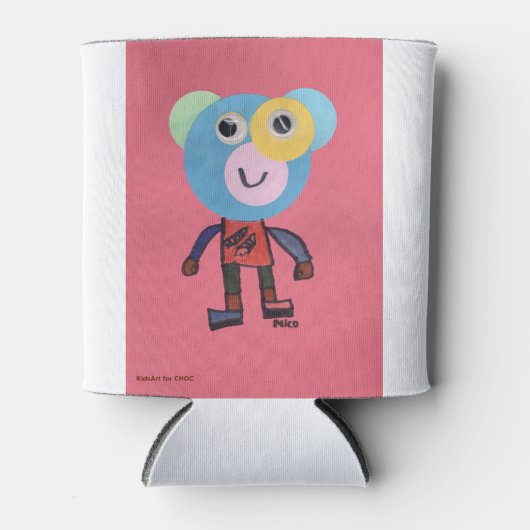 Imagination Man - Kinderkunst voor CHOC Blikjeskoeler (Voorkant)