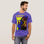 IMAGINATION Science Fiction Pulp T-shirt (Voorkant volledig)