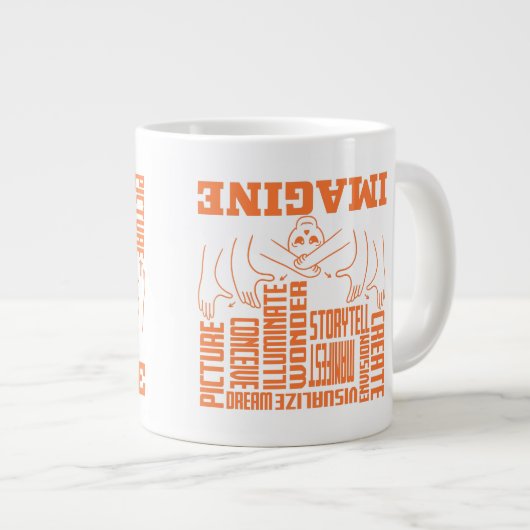 Imagine - ASL Design Grote Koffiekop (Voorkant rechts)
