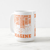 Imagine - ASL Design Koffiemok (Voorkant links)