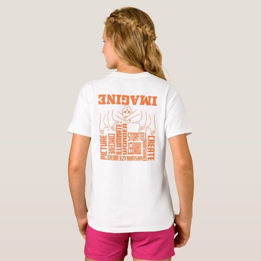 Imagine - ASL Design T-shirt (Achterkant volledig)