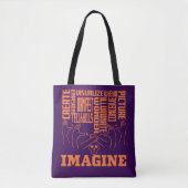 Imagine - ASL Design Tote Bag (Voorkant)