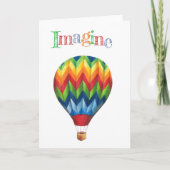 "Imagine" Ballonnenkaart Kaart (Voorkant)