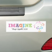 Imagine Bernie Sanders 2016 Bumpersticker (Op auto)