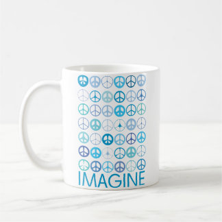 IMAGINE - Blauwe internationale vredessignalen Koffiemok