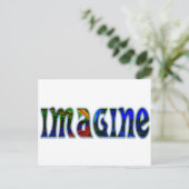 Imagine Briefkaart (Staand voorkant)