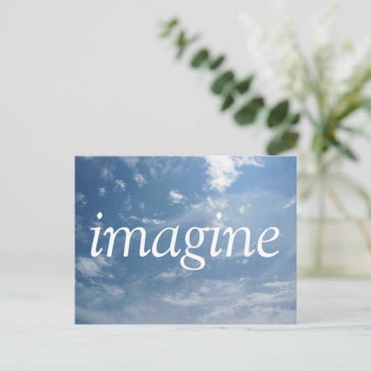 Imagine Briefkaart (Staand voorkant)