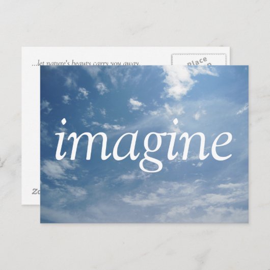 Imagine Briefkaart (Voorkant / Achterkant)