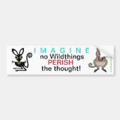 IMAGINE - Bumpersticker (Voorkant)