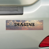 IMAGINE BUMPERSTICKER (Op auto)